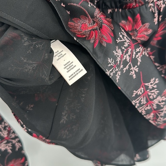 Cinq a Sept Simmons‎ Floral Top Raspberry Multi Small - Picture 6 of 8